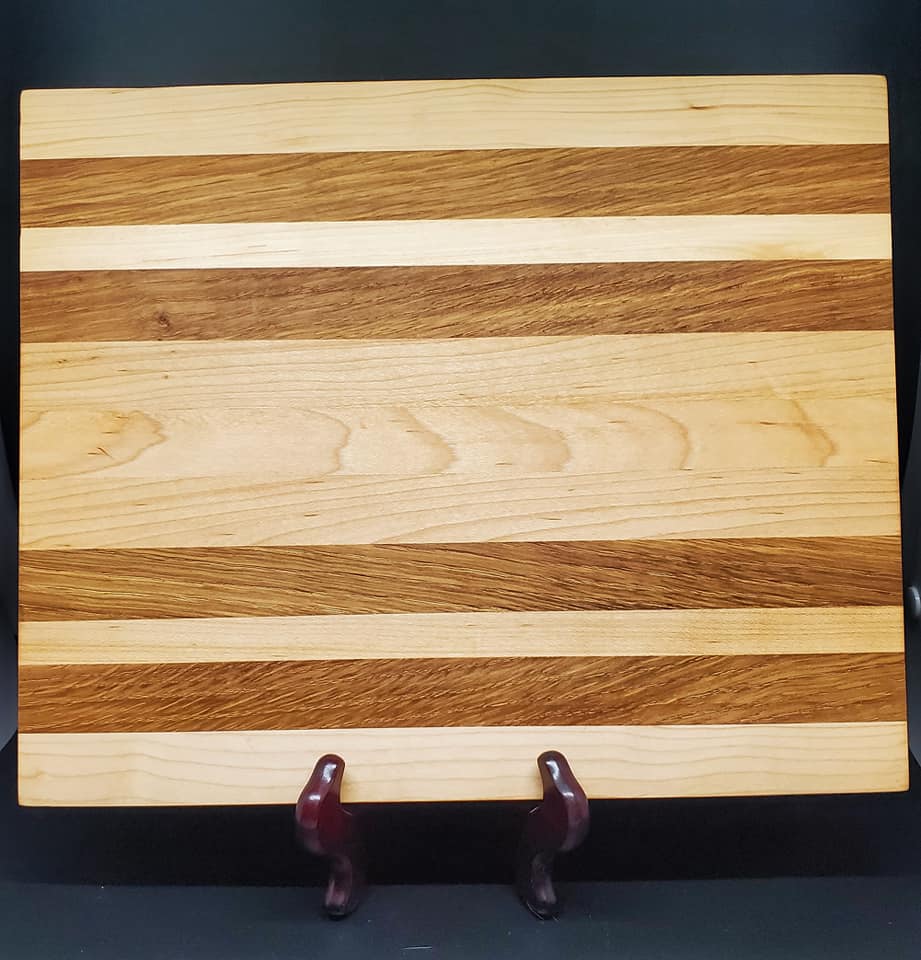 Maple and Walnut Cutting Board